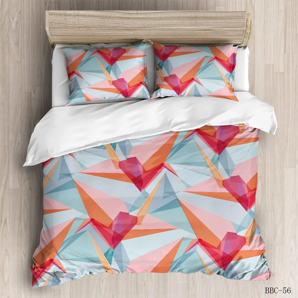  Aoyatex High Quality 3D Print Duvet cover set 3 PCS for