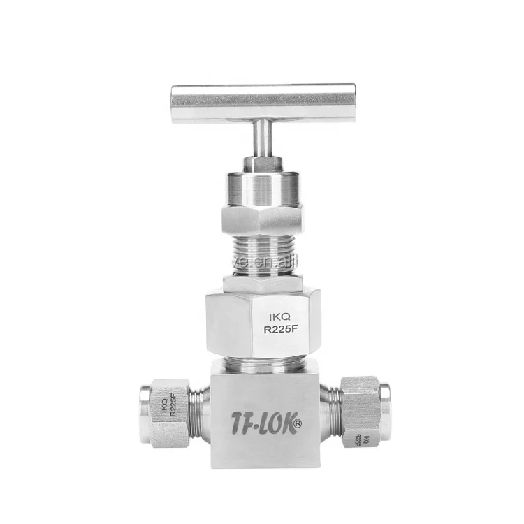 Straight Stainless Steel Needle Valves SS316 BSPP Female Thread Bonnet Needle Valve For Water Oil