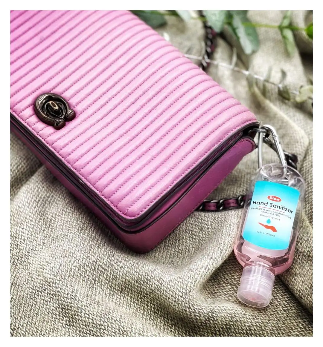 1.69oz Travel Size Portable Moisturizing keychain Hand Sanitizer for School