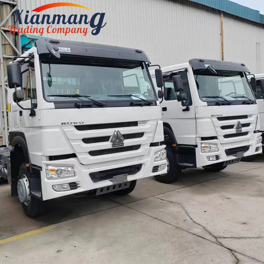used sinotruck 10 wheel truck head tractor truck 371 375 400 420HPHOWO 380hp 6X4 Tractor  for Heavy Duty Cargo Trailer Head