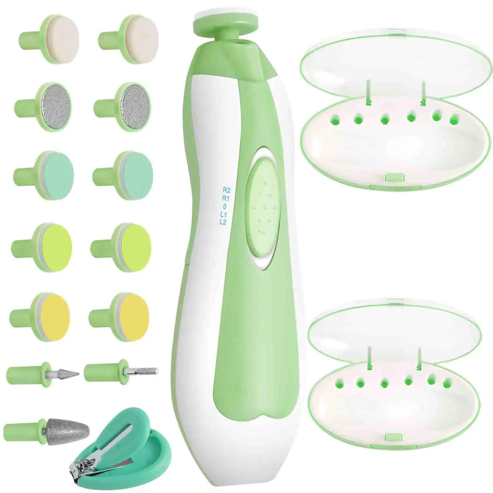 2022 trending products nail manicure set baby auto nail trimmer electric newborn kid children nail clipper