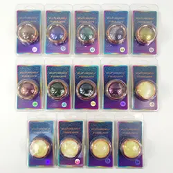 Private label eyeshadow glitter long lasting cosmetics waterproof single chameleon eyeshadow pigment