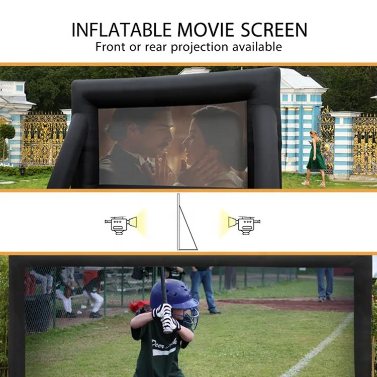 Outdoor Inflatable Movie Projector Screen Blow Up Projector Screen Inflatable Projector Screen