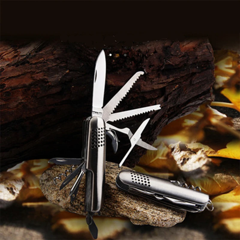 2021 Заводская поставка многофункциональный швейцарский карманный армейский нож инструмент для выживания на природе кемпинга