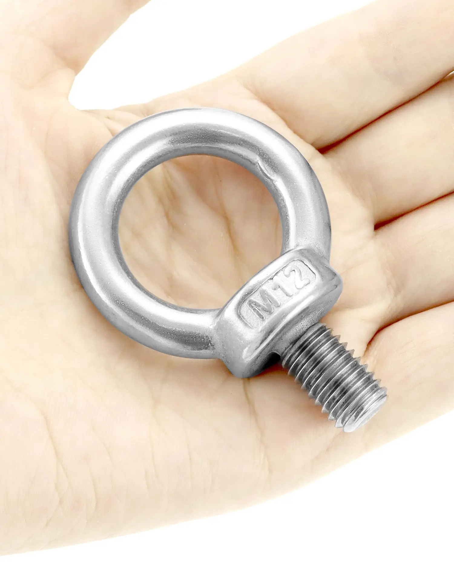 Factory DIN580 Stainless Steel M4 Shoulder Eye Bolts Zinc Finished UNC Male Screw Thread Ring ANSI Tractor Linkage Parts