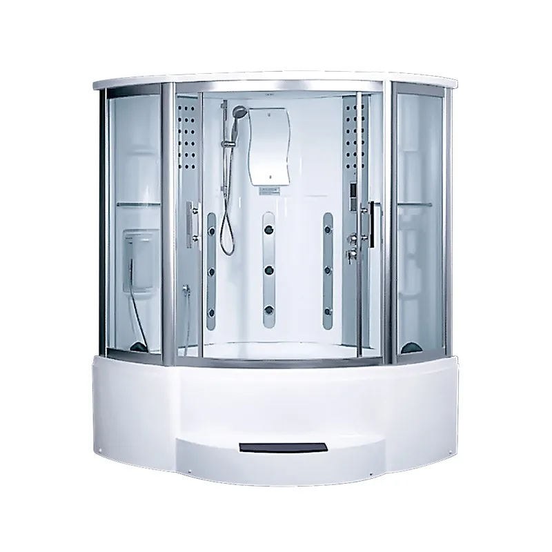 Factory Supply Acrylic steam room K7108B Customization For 2 persons Cheap massage whirlpool corner spa bathtub