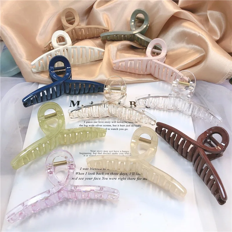 Big Barrette Crab Hair Claws Bath Hair Claw Ponytail Clip Large Hair Clamps Claw Clip Fashion Clip for Women