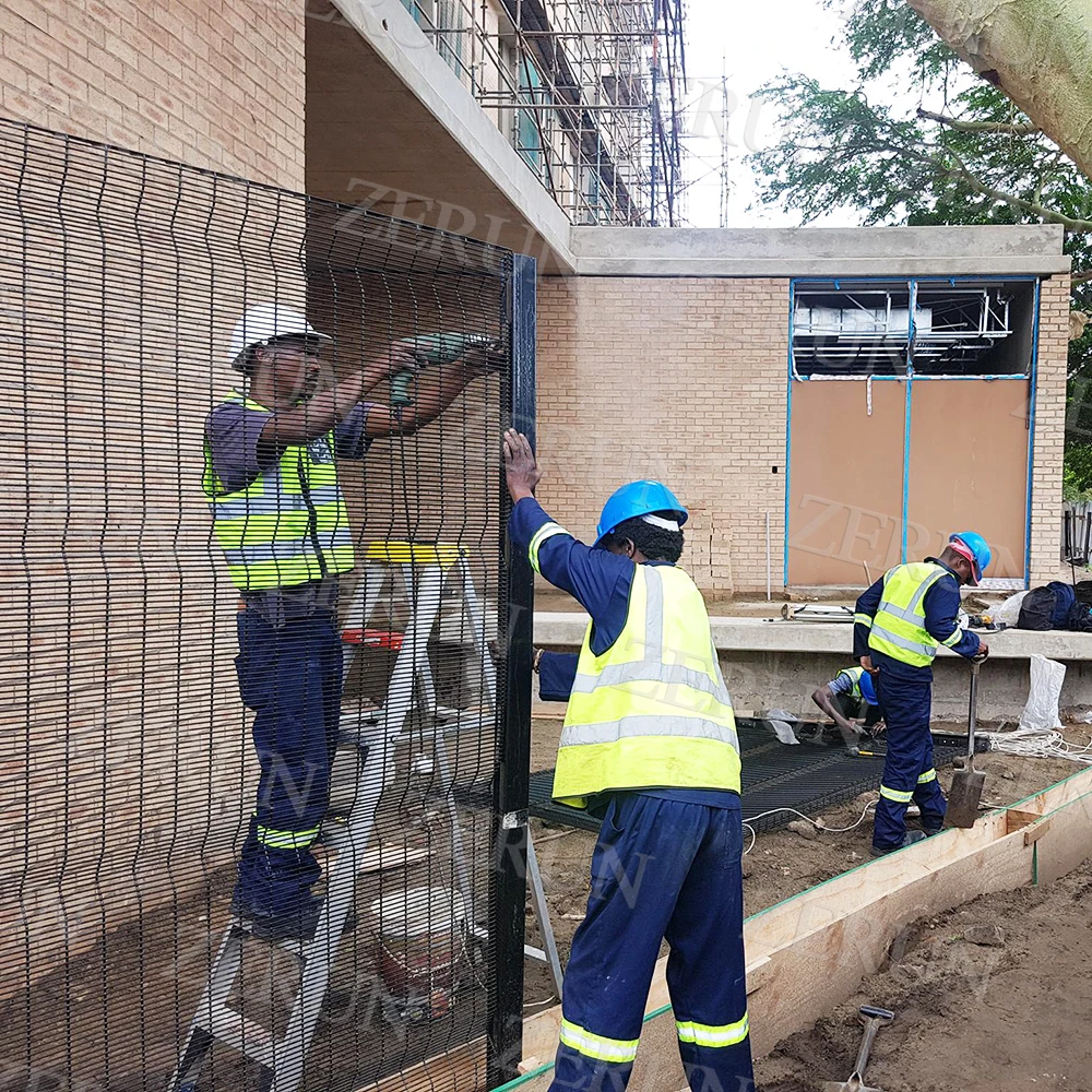 358 High Security Anti Climb Fencing Clear View Fence