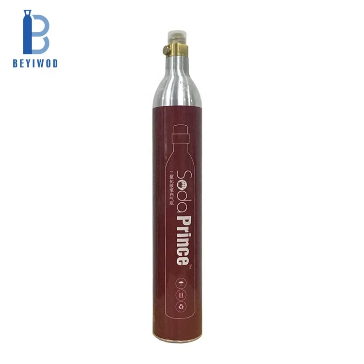 DOT UK CDG Rho mark TPER approved Quick connect Aluminum 0.6L CO2 Cylinder easy used for Soda water machine