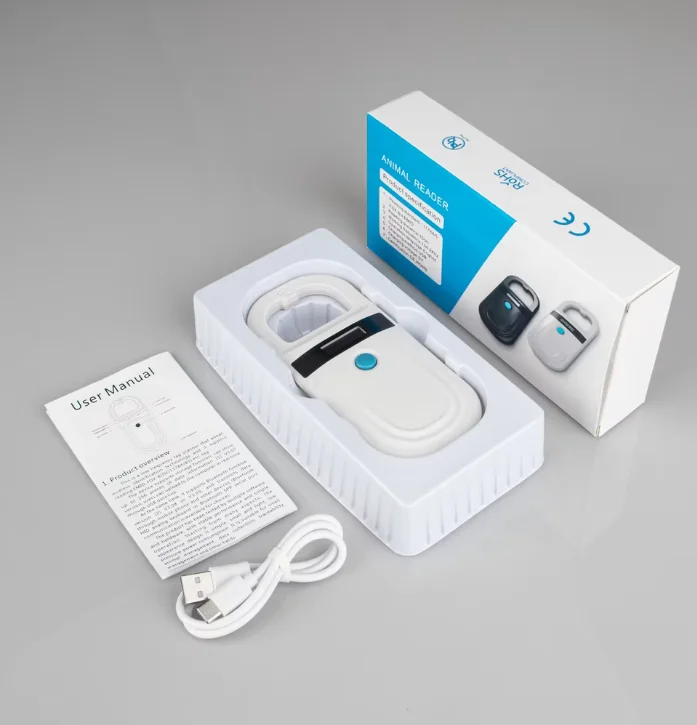 Pet Scanner 134.2Khz/125Khz FDX-B EMID Animal Microchip Track Reader for Animal Identification