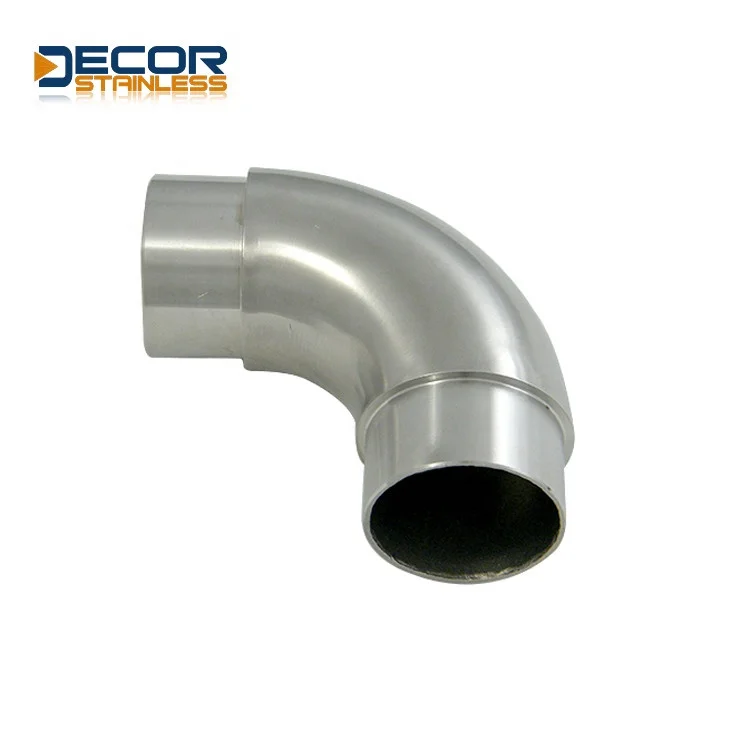 Nickel White 304 316 Stainless Steel Radiused Elbow Safety Protection Hardware Classic design 90 Degree Radiused Elbow