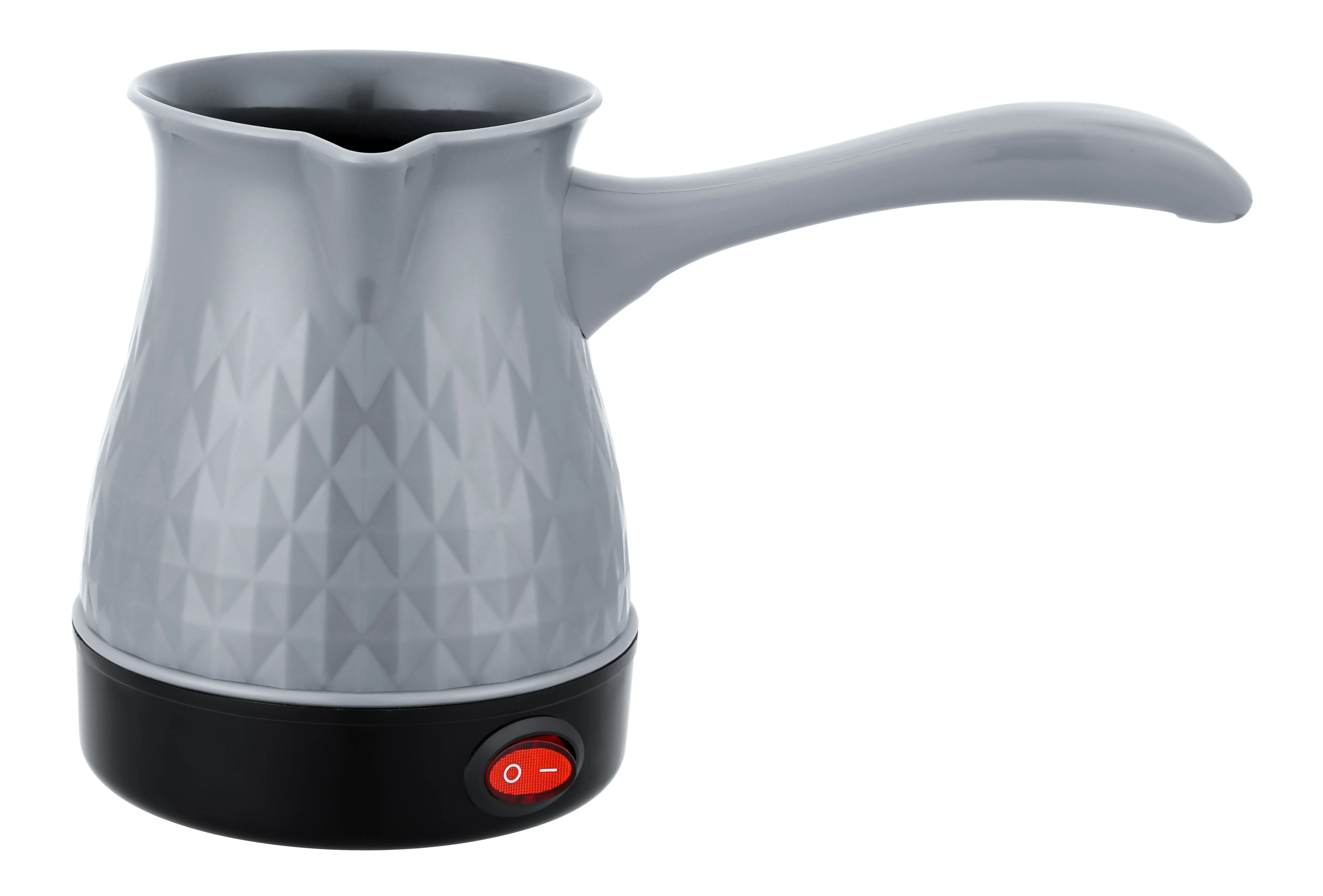 mini Plastic diamond pattern for folding handle 500ML turkish coffee kettle electric ckd