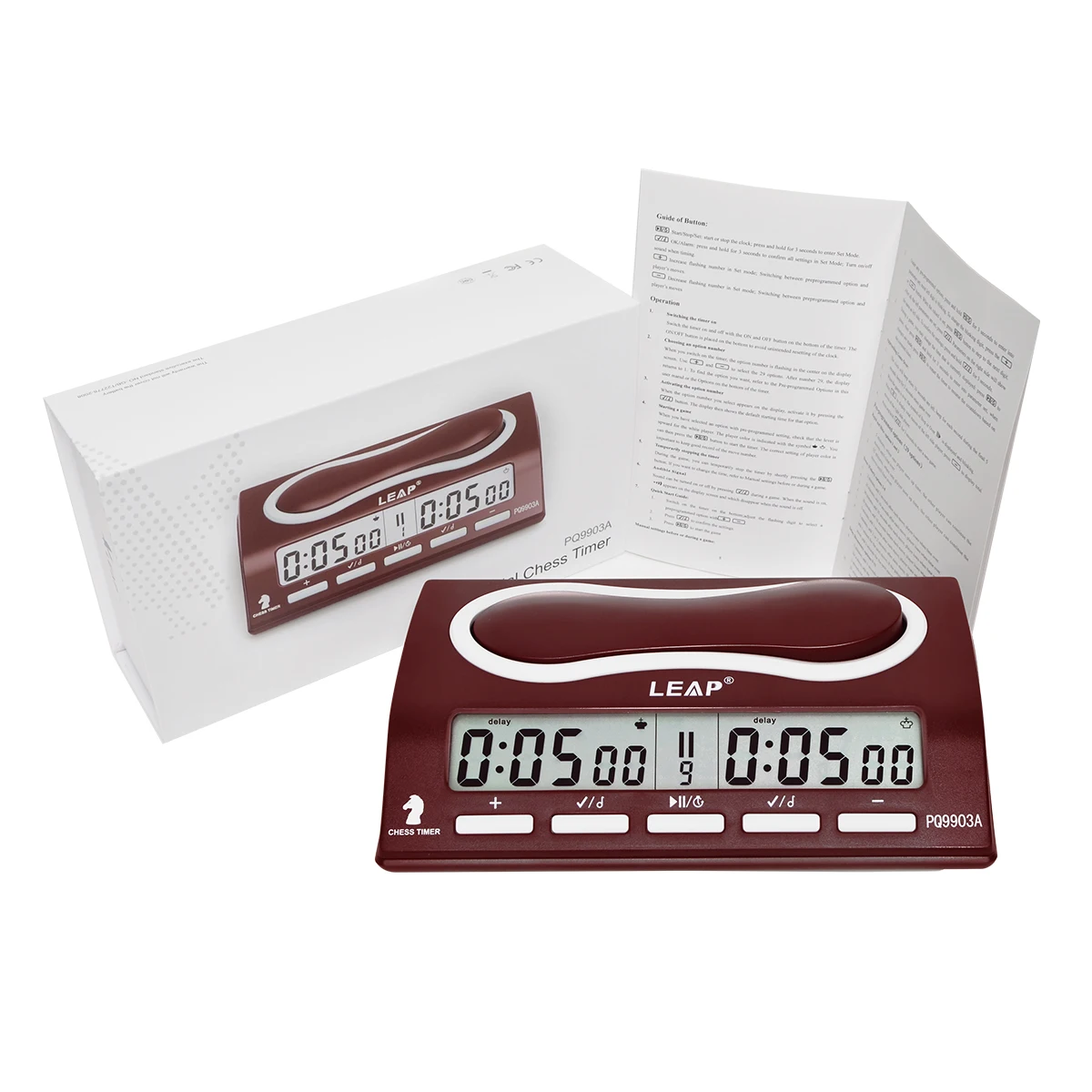 Шахматный таймер LEAP и цифровые шахматные часы