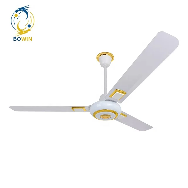 Living Room Home Appliances Modern 220V 56  inch 3  Wind Speeds 3 Wings Black Iron Blade Ceiling Fans from Vietnam