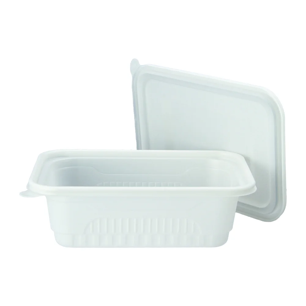 eSUN Manufacture 750ML Single Grid CPLA Lunch Container Box with Lids