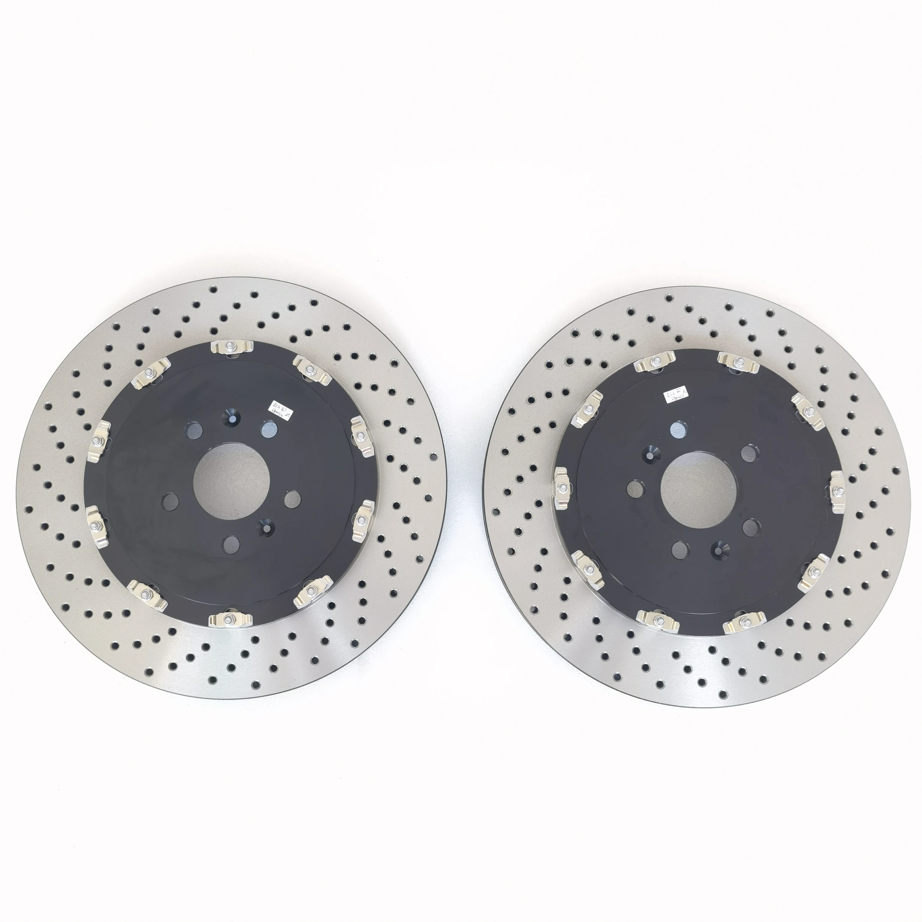 Jekit Car Brake Disc 380*34mm Drilled Disc Floating For Audi RS4 B7 Front