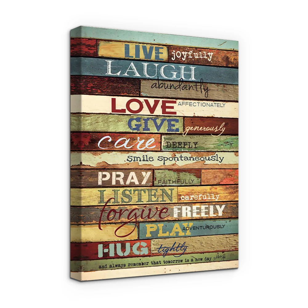 
 Оптовая продажа, вдохновляющая рамка для настенного искусства, мотивационные цитаты, галерея, печать на холсте на заказ для украшения стен  