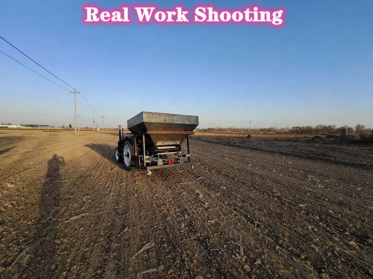 2021 new agricultural fertilizer spreader stainless steel single disc spreader manure spreader on sale