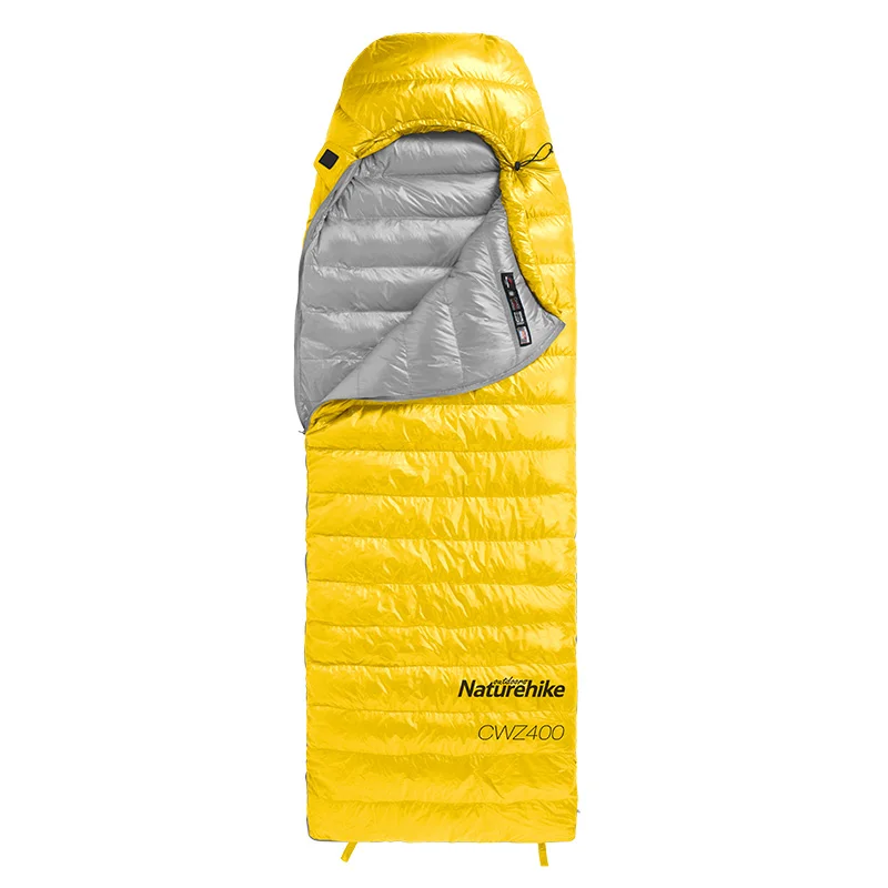 Naturehike  ultralight 90% Goose Down Portable Mummy Sleeping bag for Winter Outdoor Camping Hiking