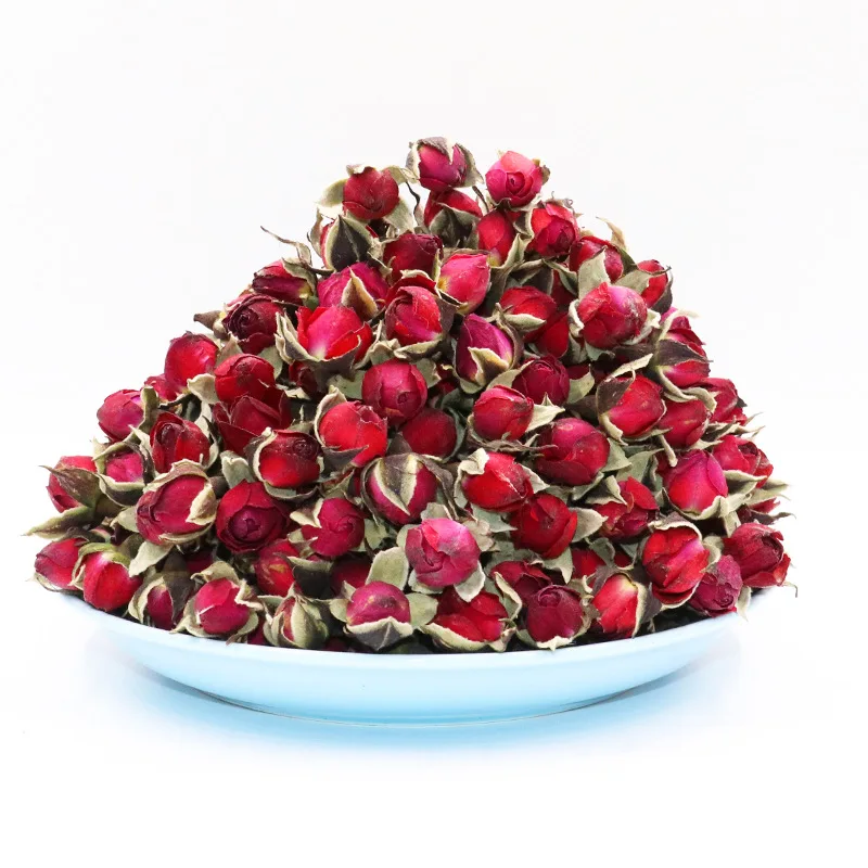Food Grade Dry Rose Petals Flower Tea Freeze Red Rose Petal Herbal Tea Edible Dried Rose Petals