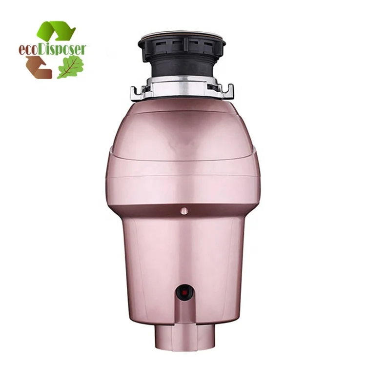 Высокое Качество Электрическая Кухня розовое золото утилизация мусора 5/4 л. С. Непрерывная Подача с шнуром питания отходов пищевых отходов