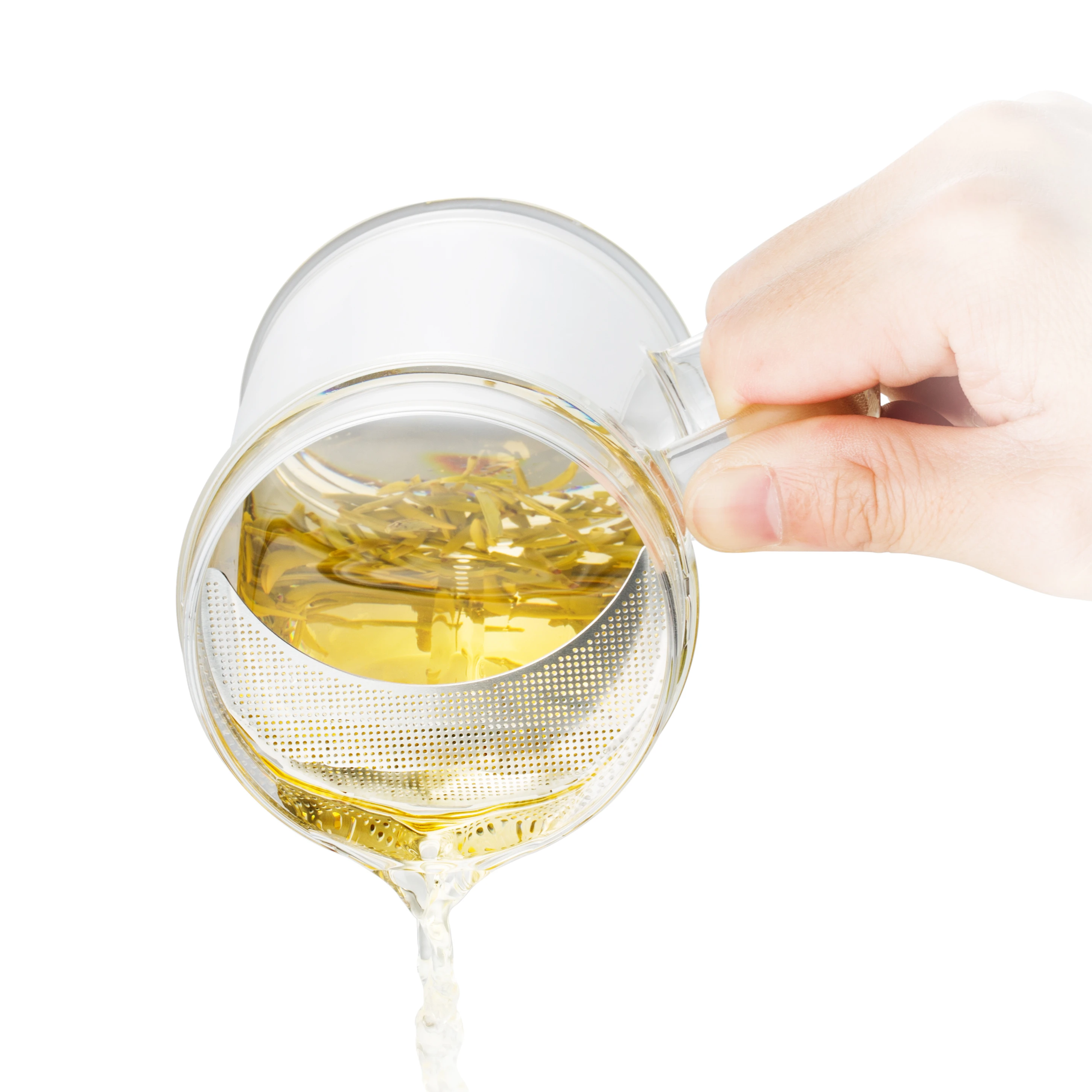 
Samadoyo 400 мл прозрачные стеклянные чайные чашки с бамбуковой крышкой 