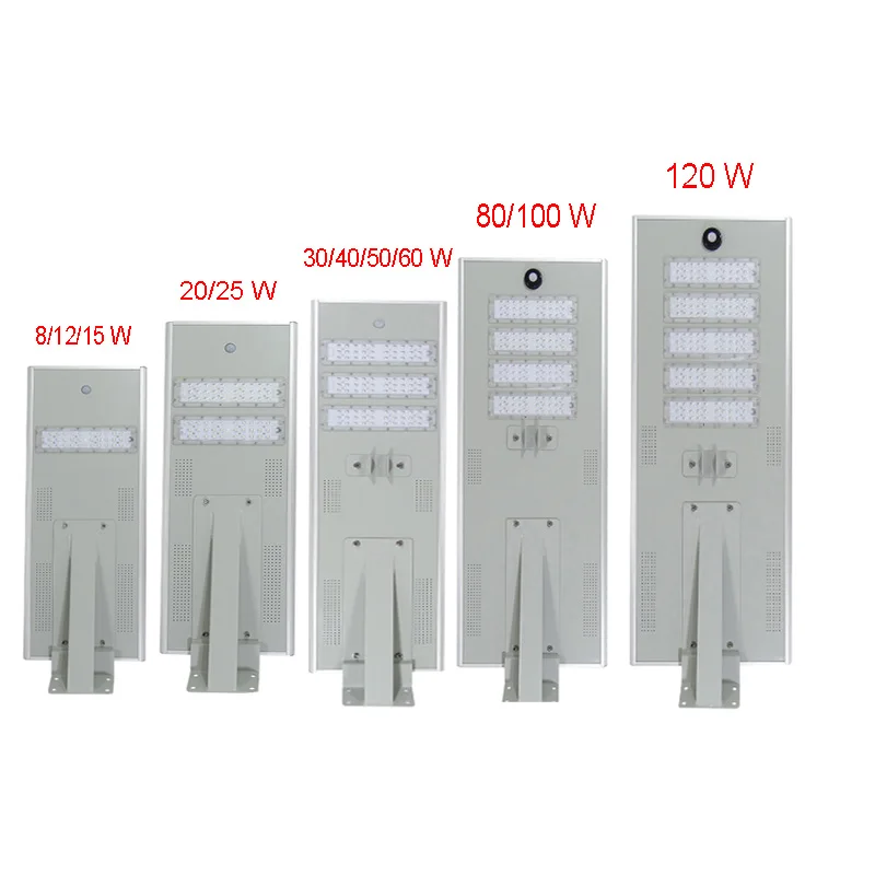 Проектные солнечные фонари уличные 60 Вт 120 150 высококлассный все в одном солнечный уличный