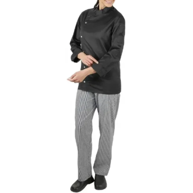 OEM ODM Restaurant Bar Chef Workwear Uniform Jacket Chef Uniform Jacket Traditional Chef Jacket