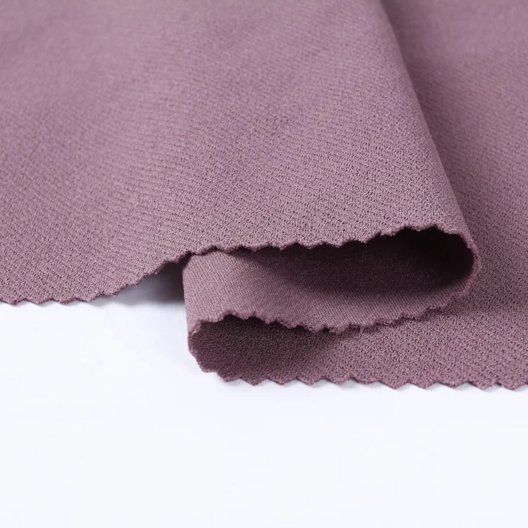 cheap price knit spandex scuba fabric Twill crepe for dress garment
