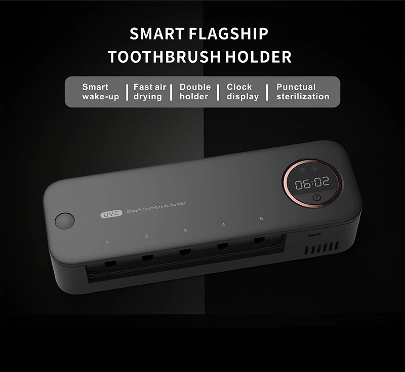 Automatic Punctual Toothbrush Disinfection Box And Air-drying Disinfection Machine Toothbrush Holder