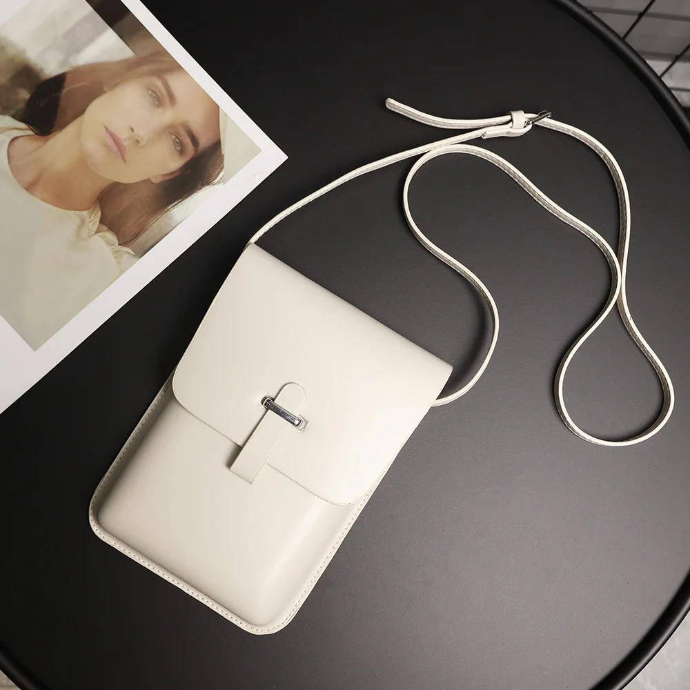 New Fashionable and Minimalist Mobile Phone Bag for Women, Versatile and Casual Vertical Trend Flip Single Room Crossbody Bag