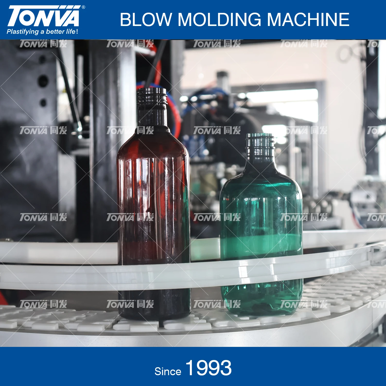 500ml 1000ml PET Shampoo Plastic Bottle Blow Molding Making Machine