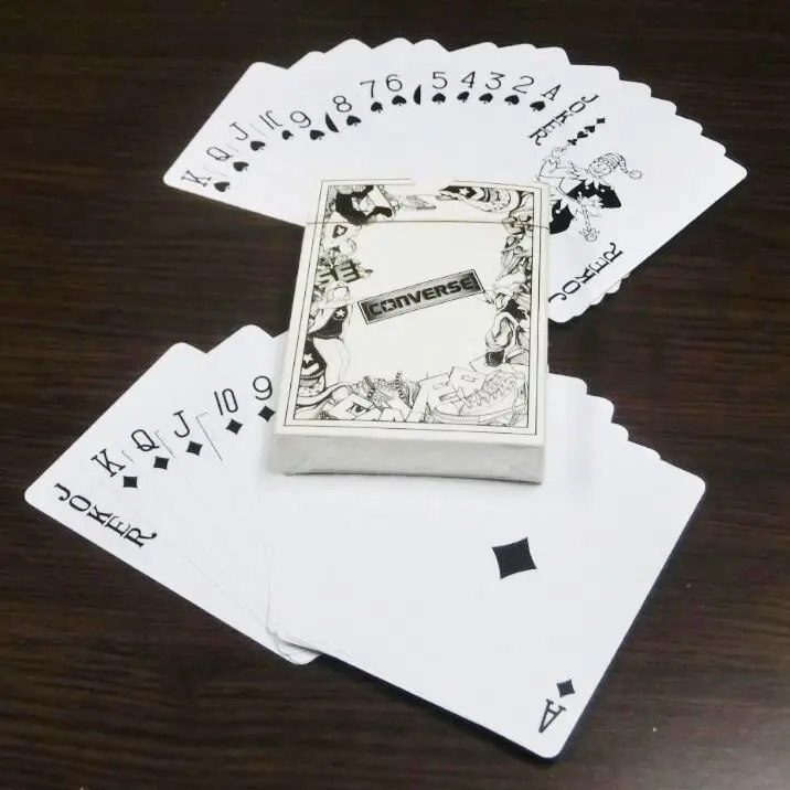 Luxury Waterproof Custom PVC advertising Cards adult Poker Plastic Playing Card