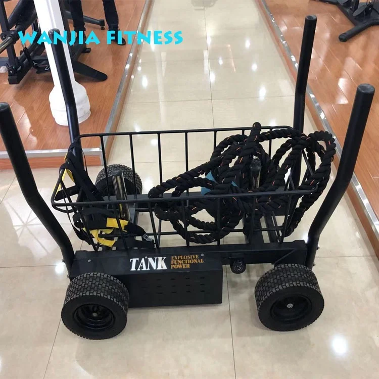 
China Factory selling Gym Power Training Weighted Tank Sled Commercial Fitness Equipment Tank Sled 