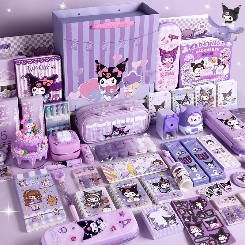 Рождественские подарки для детей Sanrio Милая креативная Подарочная коробка канцелярские и школьные принадлежности набор канцелярских принадлежностей