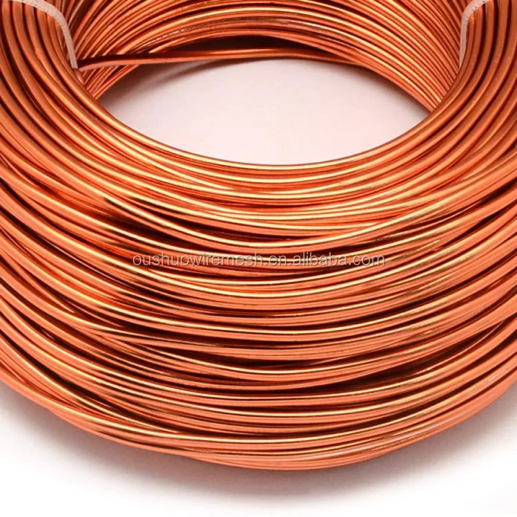 Anodized jewelry craft metal wire copper color aluminum wire