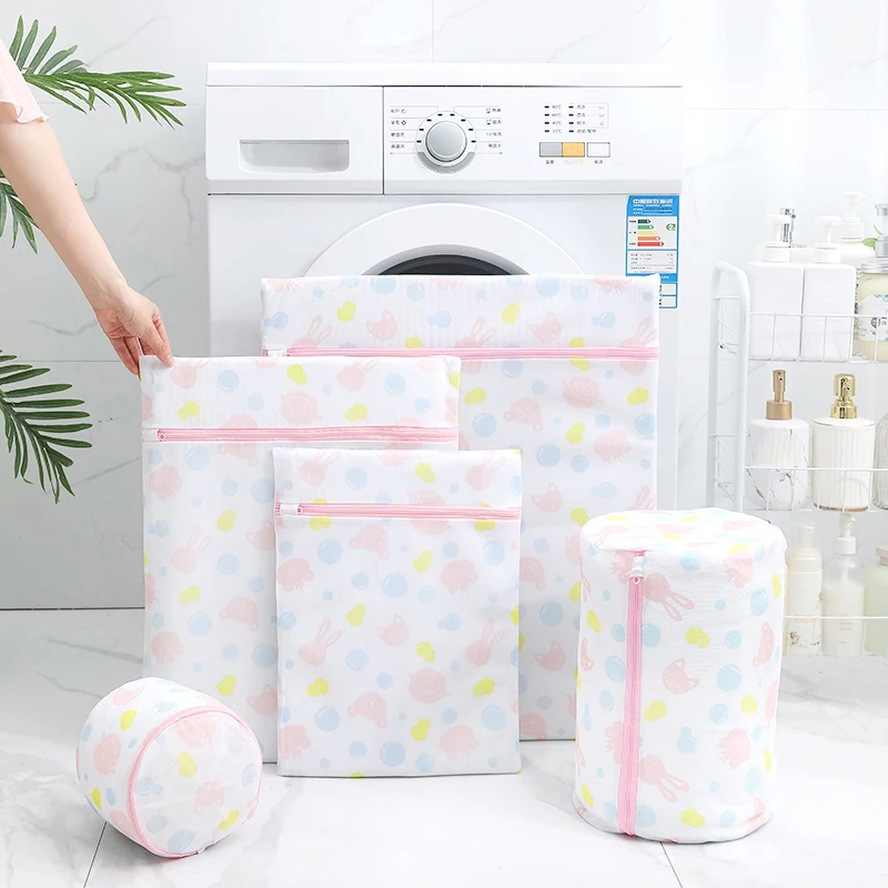 Wholesale Net Laundry Bag Durable Wash Bags with Zipper Home Multifunction Dirty Laundry Storage Box