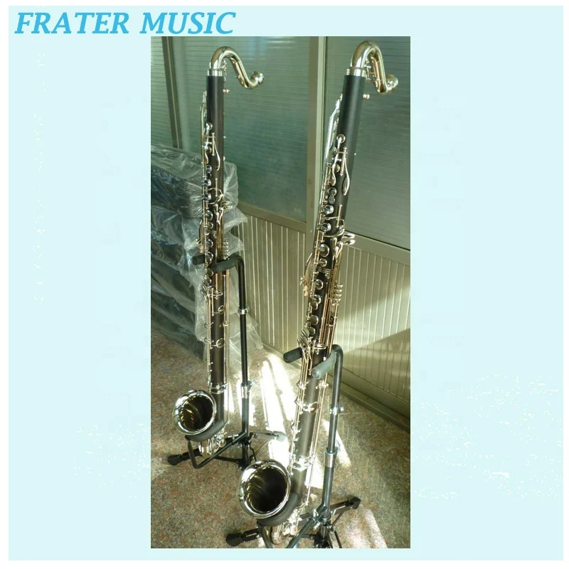 Hard Rubber body Bass Clarinet with Low C Key (JCL-600)