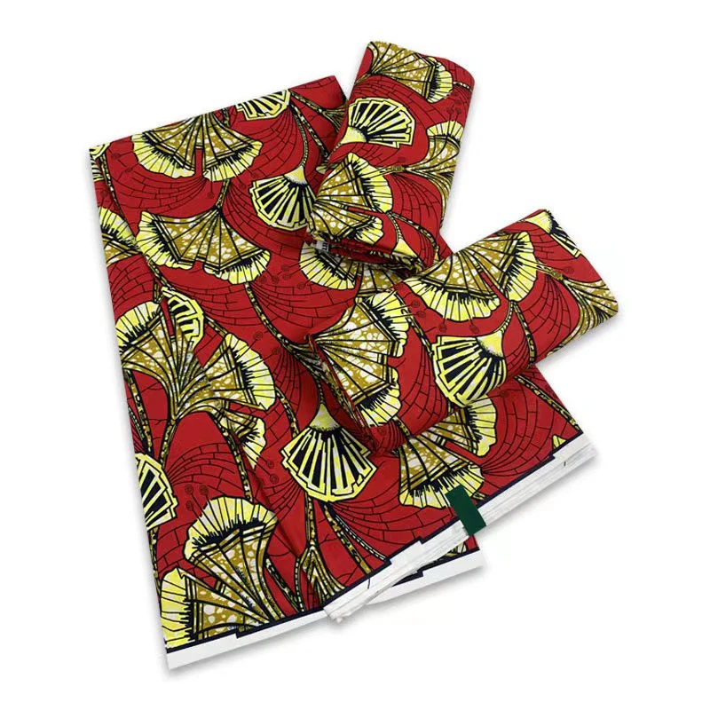 African real wax super hollandais veritable wax block prints 6 yards cotton polyester african wax printed cotton fabric