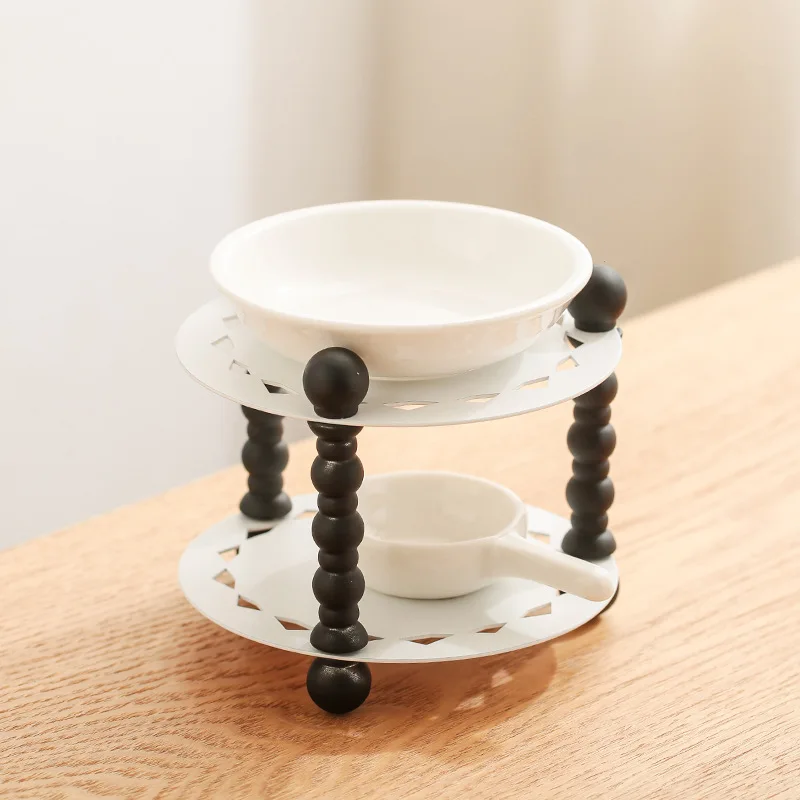 Black And White Sun City Aromatherapy Lamp Iron Aromatherapy Furnace Essential Oil Candle Lamp Furnace Incense SPA