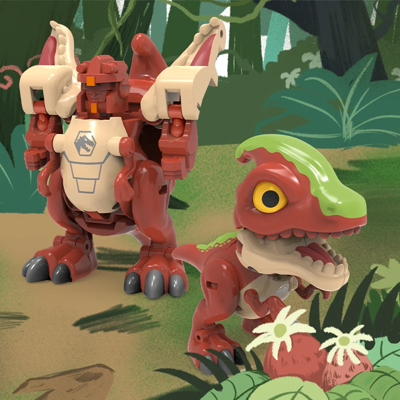 Take Apart Plastic Vehicle Deformation Action Figure Collection assemble deformer dinosaur Robot Toy For Boy Gift