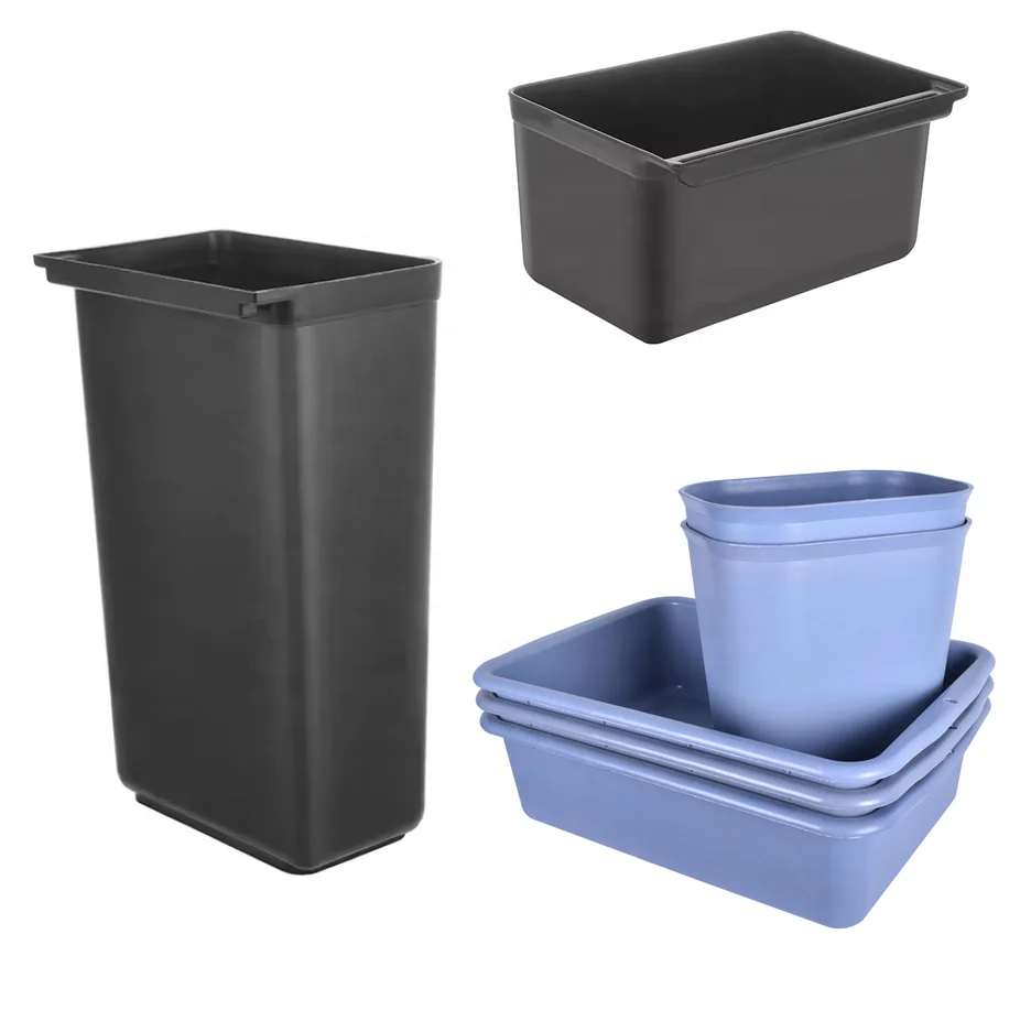 Restaurant Plastic Dish Collect Bin Trash Can Bus Box Tub
