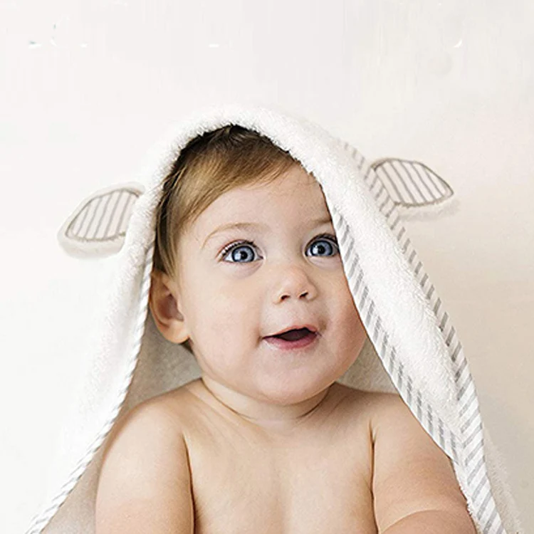 Детское банное полотенце с капюшоном