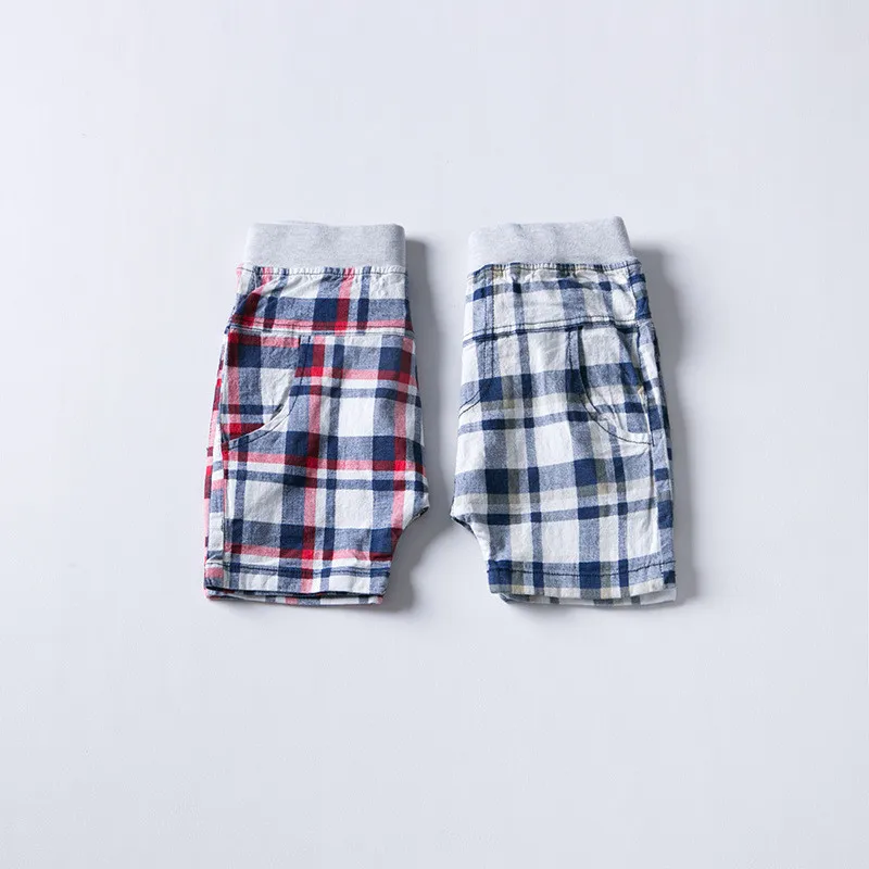 
Hot sale casual style baby boys shorts tartan pattern kids shorts for boys kid shorts wholesale price 