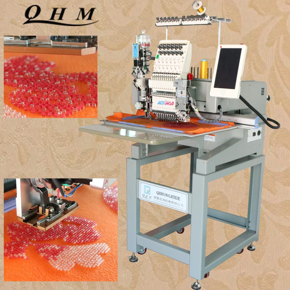  QH-X1201 12/15 иглы высокоскоростная качественная компьютеризированная вышивальная машина по низкой