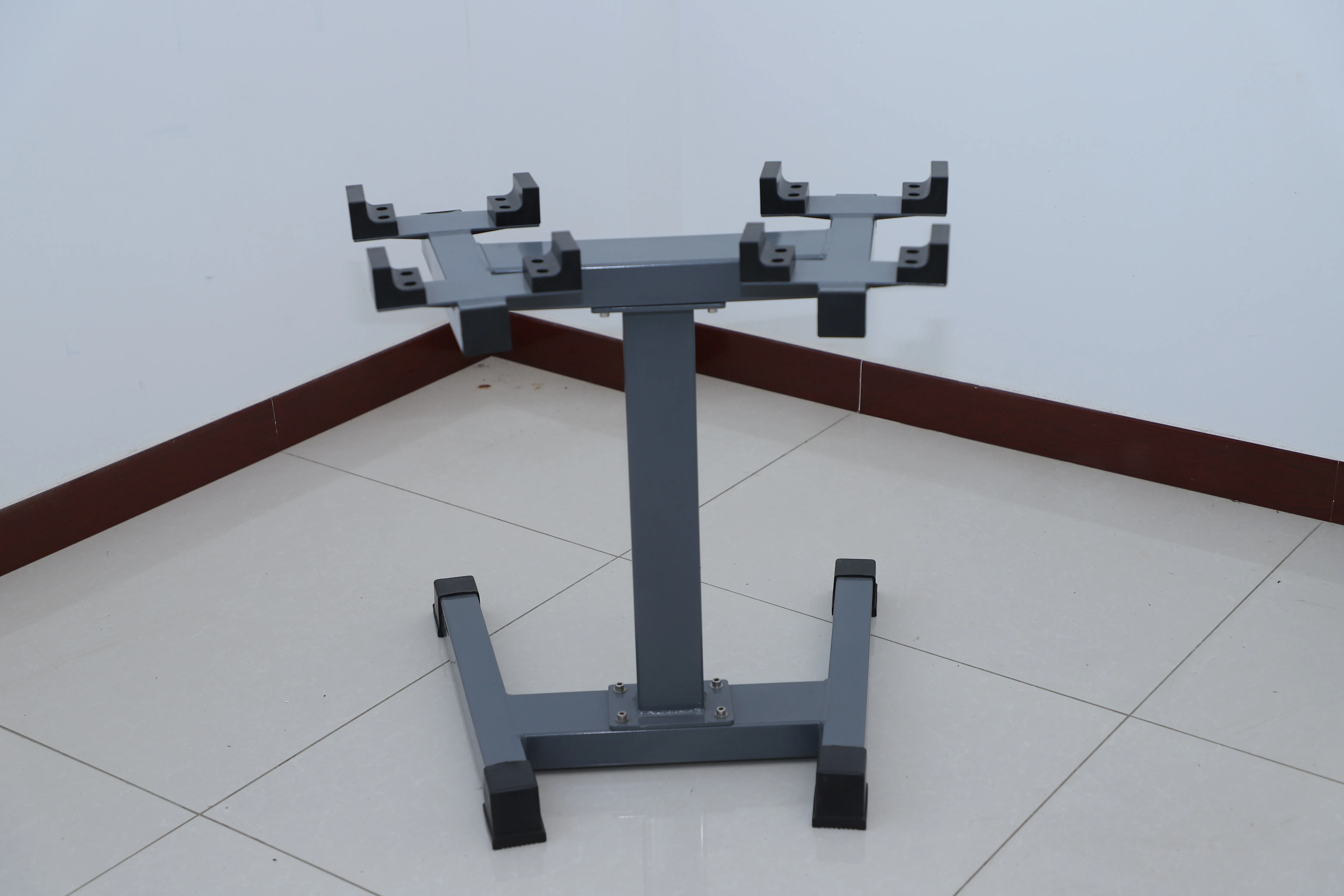 Hot sale octagonal adjustable dumbbell update stand dumbbell rack