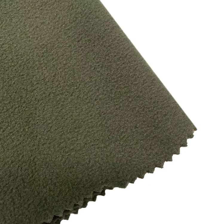 100% Polyester 180G Two Sides Brushed One Side Anti-pilling Polar Fleece Fabric