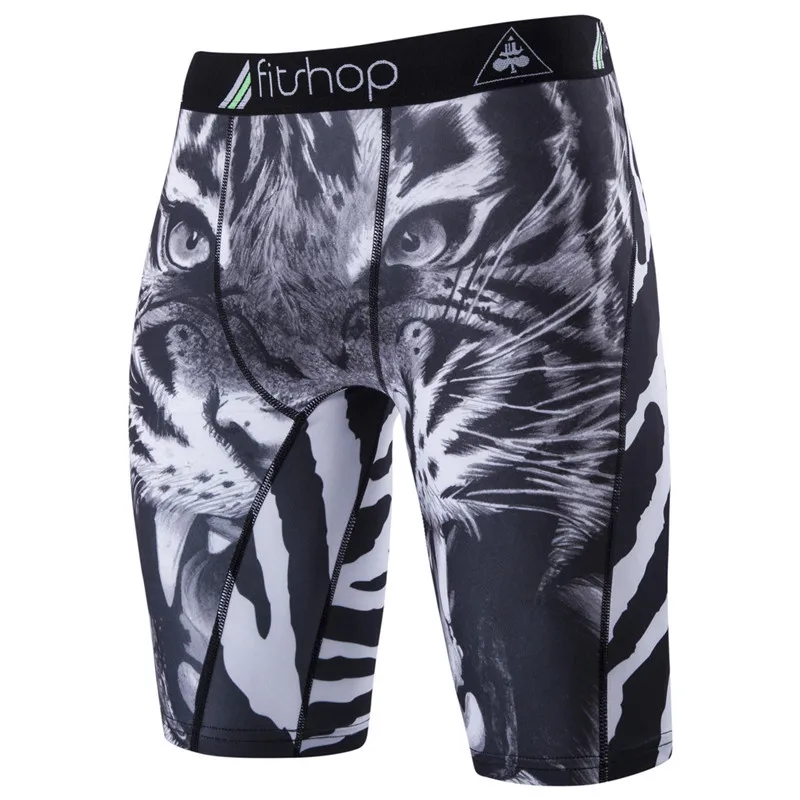 Custom design sublimation printing boxers mens underwear tiger underwear for men NK06