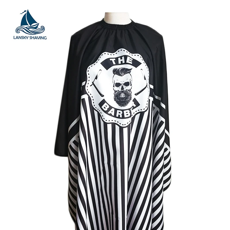 Профессиональная накидка для стрижки волос, Парикмахерская накидка, аксессуары для стрижки волос с принтом