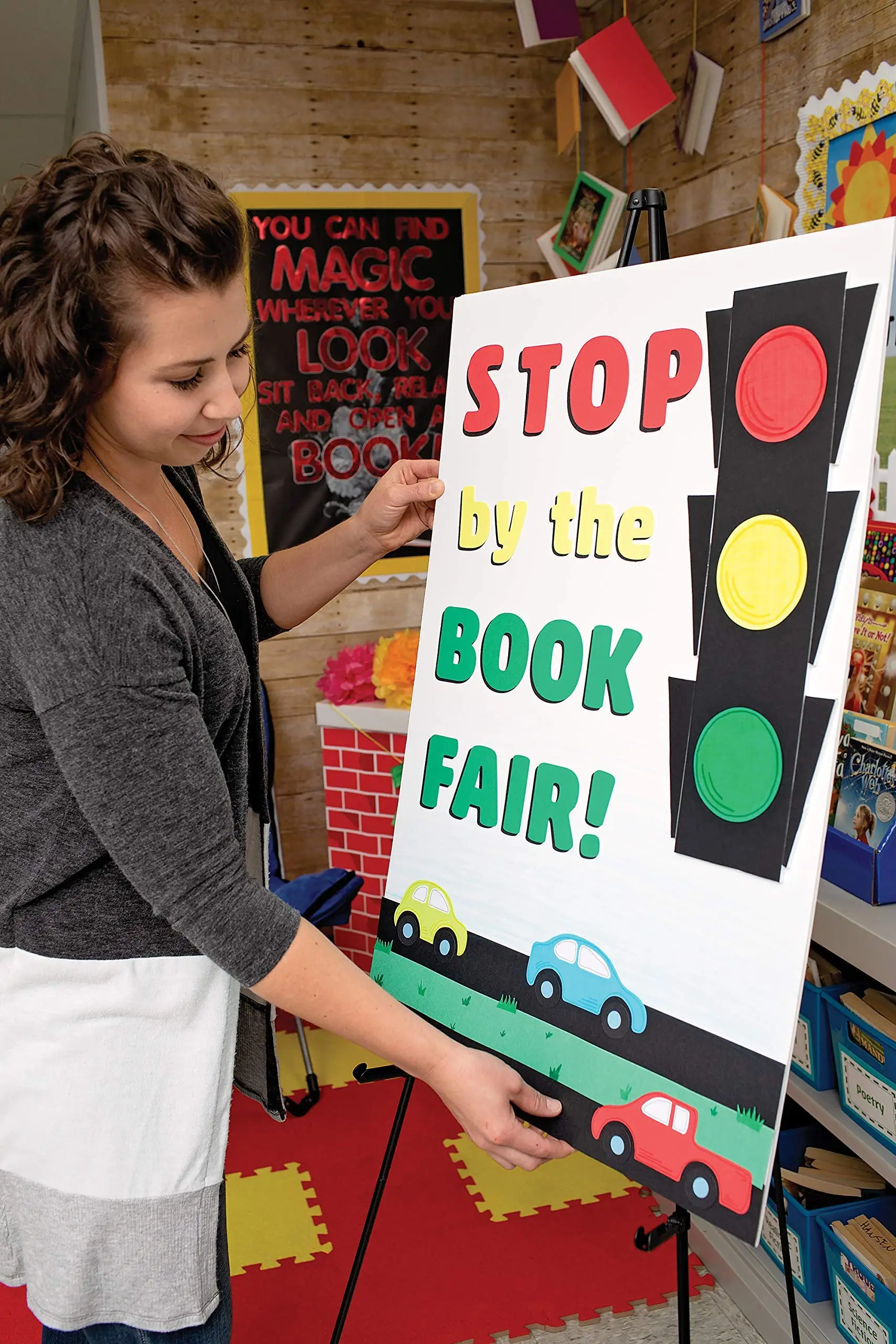 School Smart Railroad Boards, 22 x 28 Inches, 6-Ply, White, Pack of 25